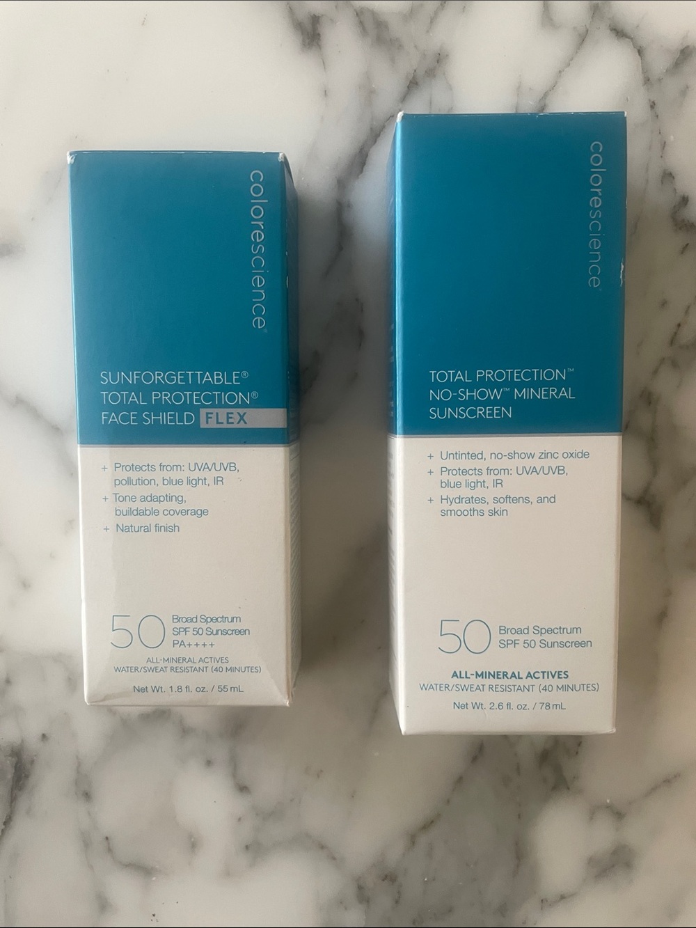 Colorescience Total Protection Mineral Face Sunscreen SPF 50 & Face Shield FLEX